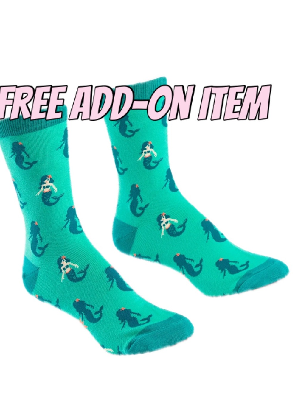 Mermaid socks - free add on